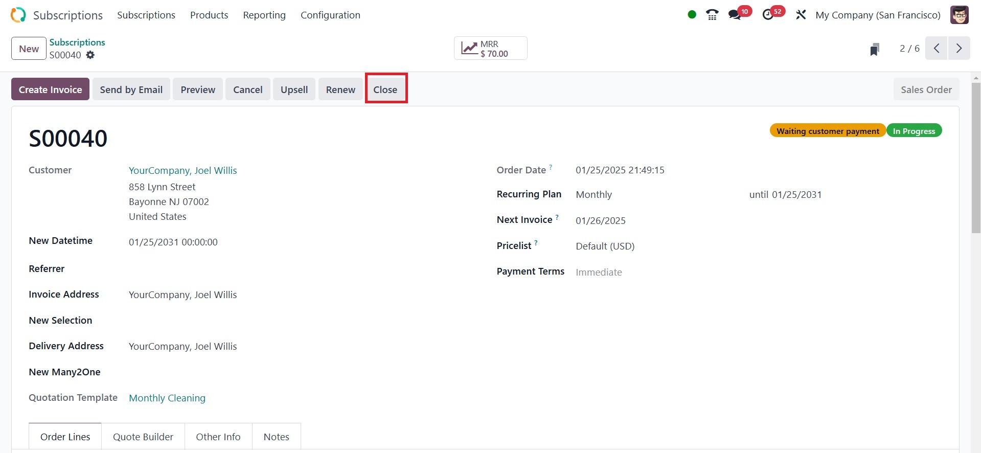 Odoo 18